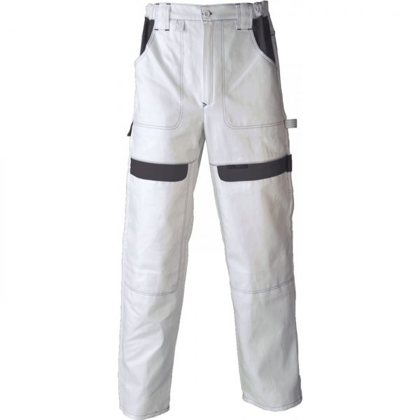 Radne hlače COOL TREND bijelo-sive – Besser